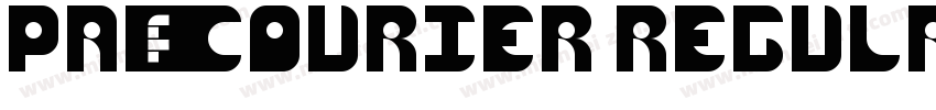 PA-Courier Regular字体转换